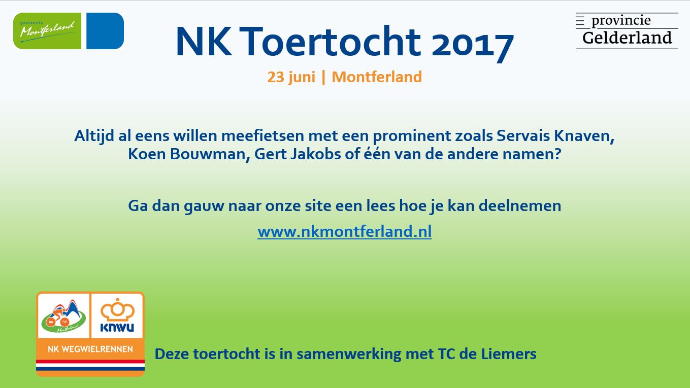 NK toertocht 2017